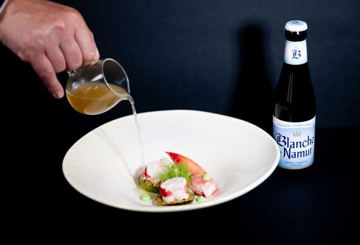 Homard et dashi à la Blanche de Namur